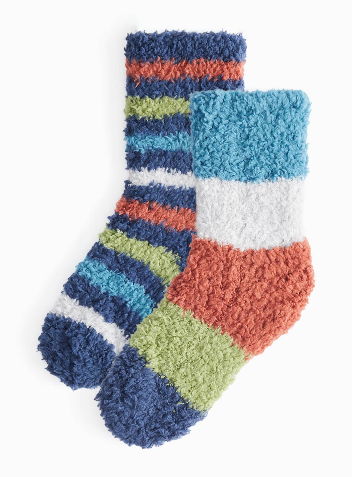 Multi-Coloured Fluffy Socks 2-Pack 3-5.5 Infant - Image 1